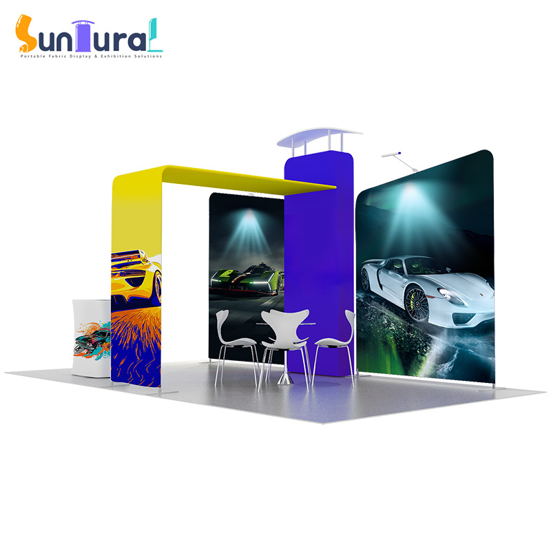 20x10FT Fabric Exhibit Display Booth Solution SCTDEB1X2378 Buy
