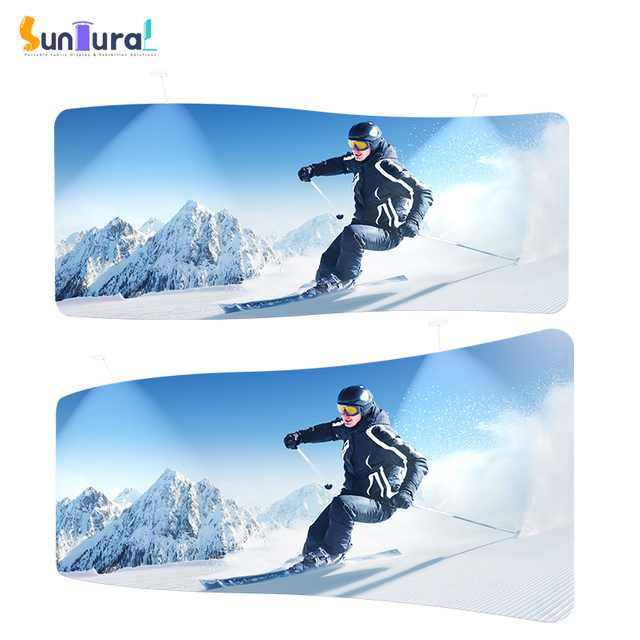 20FT S-shaped Display Backdrop