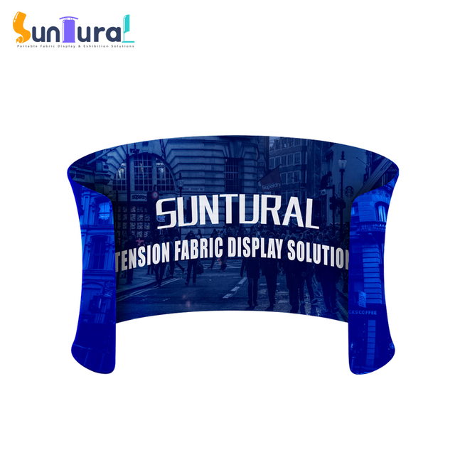 Semi-circle Meeting pod fabric display