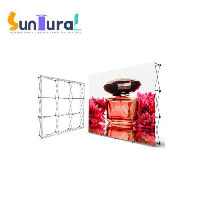 8FT(3X3) Straight Velcro Pop-up Backdrop