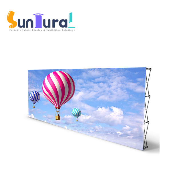 20FT(8X3) Straight Velcro Pop-up Backdrop