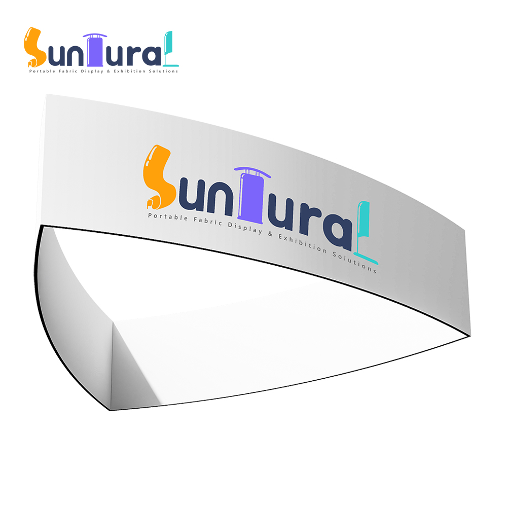 Curved Triangle Hanging Banner