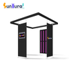 Custom Logo Factory Price 360 Photo Booth Enclosure With 24 RGB LEDS