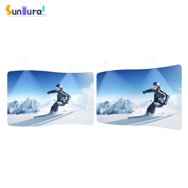 10FT S-shaped Backdrop Display