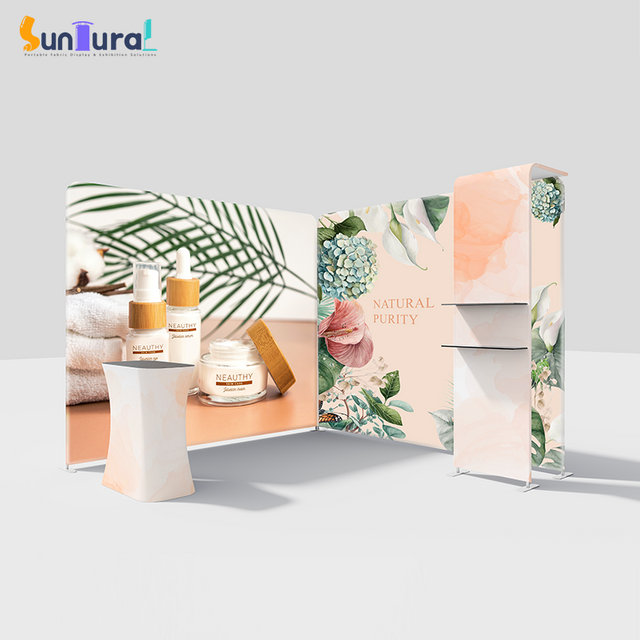 10x10FT Fabric Exhibit Display Booth Solution SC-TD-EX1X237