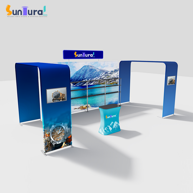10X20FT Fabric Exhibit Display Booth Solution SC-TD-EX137X2