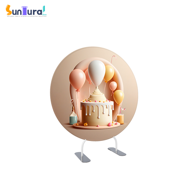 Hot Sale Custom Design Round Backdrop