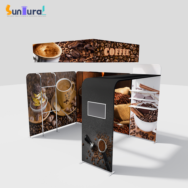 10x10FT Fabric Exhibit Display Booth SC-TD-EB1X375