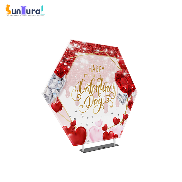 New Arrival Custom Design Hexagonal Backdrop