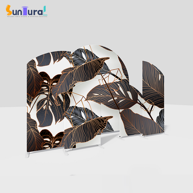 Popular Cartoon Character Fancy Printing Arch Combination Backdrop05