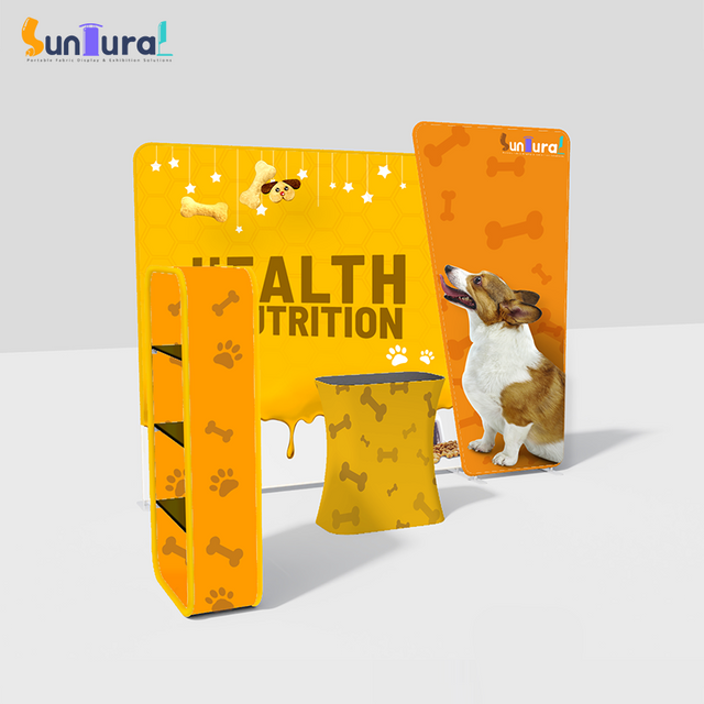 10x10FT Abric Exhibit Display Booth Solution SC-TD-EB13